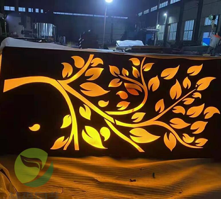 察雅耐候钢板灯箱