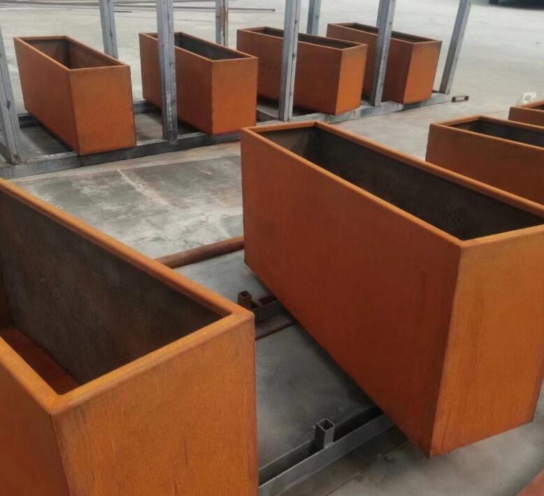 察雅耐候钢花箱