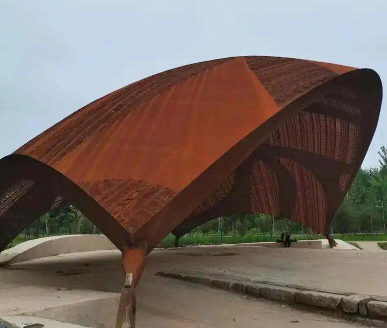 察雅耐候钢幕墙案例